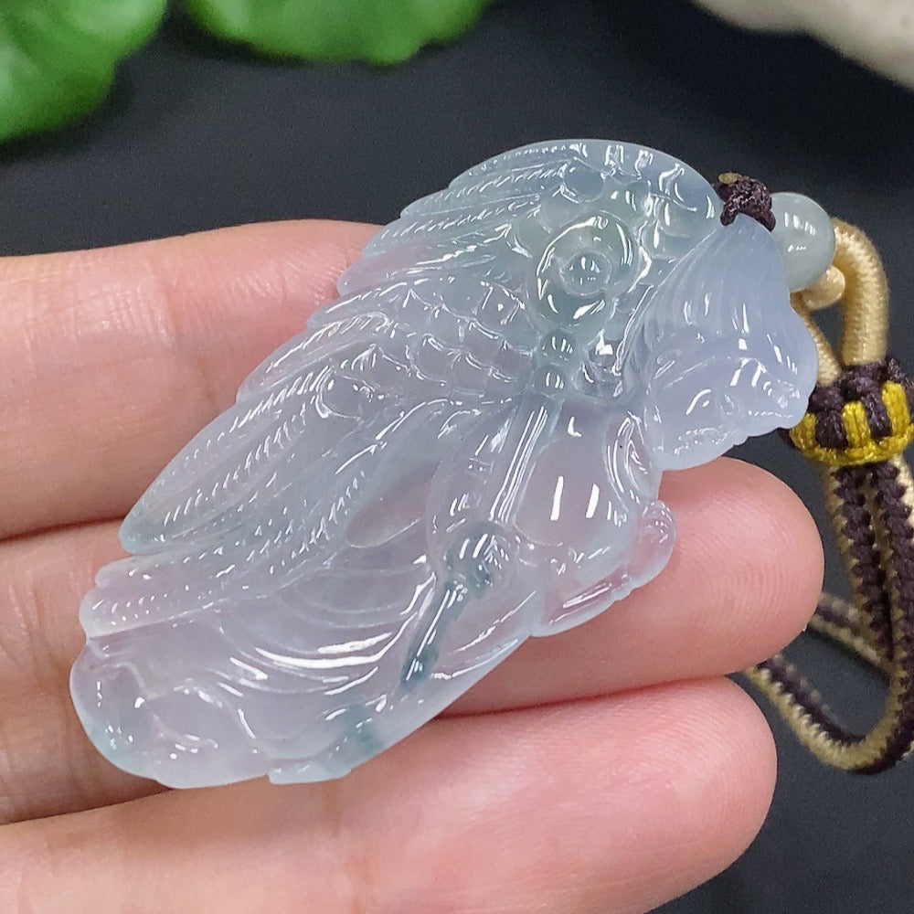 Jadeite Angel Pendant Total Weight Approx. 12.36g