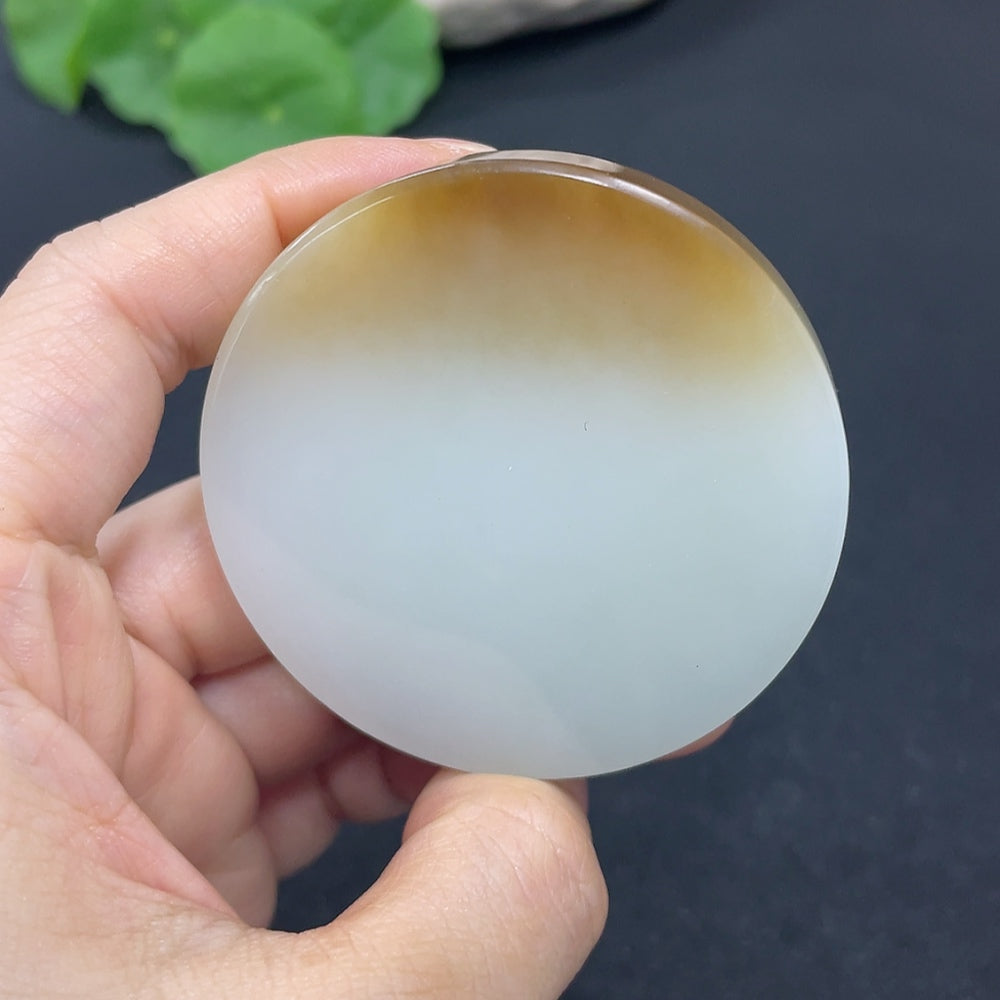 Hetian Jade Plain Pendant