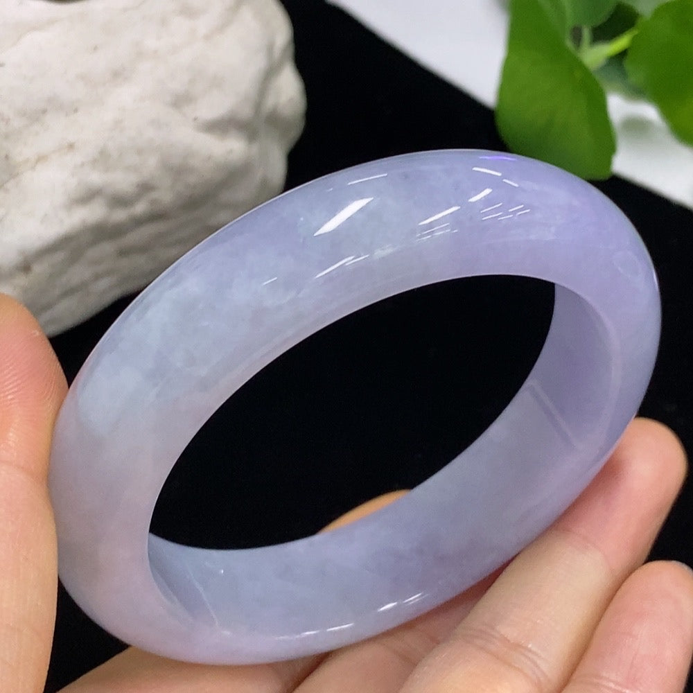 Jadeite Round Bangle Size 57.5 Total Weight Approx. 75.68g