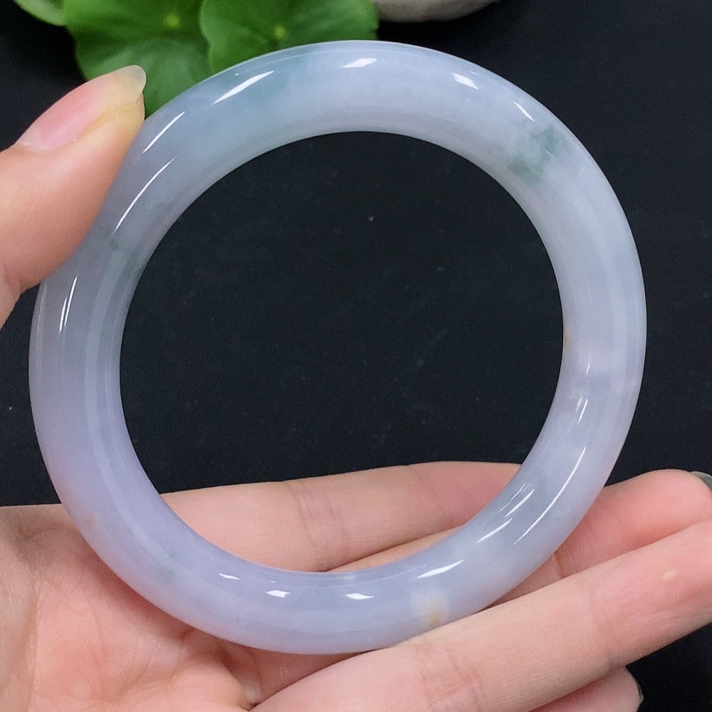 Jadeite Round Bangle Size 60.8 Total Weight Approx. 70.27g