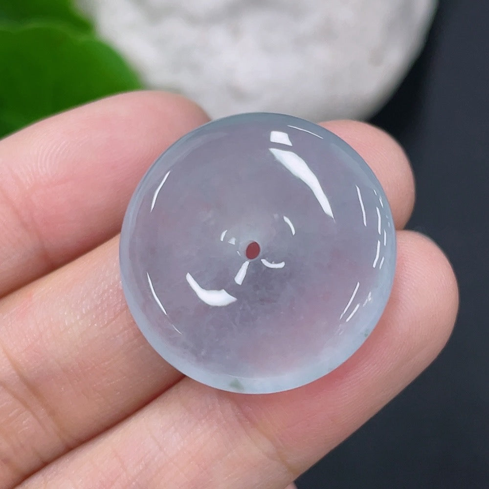 Jadeite Pendant Peace Button with a total weight of approximately 6.1g