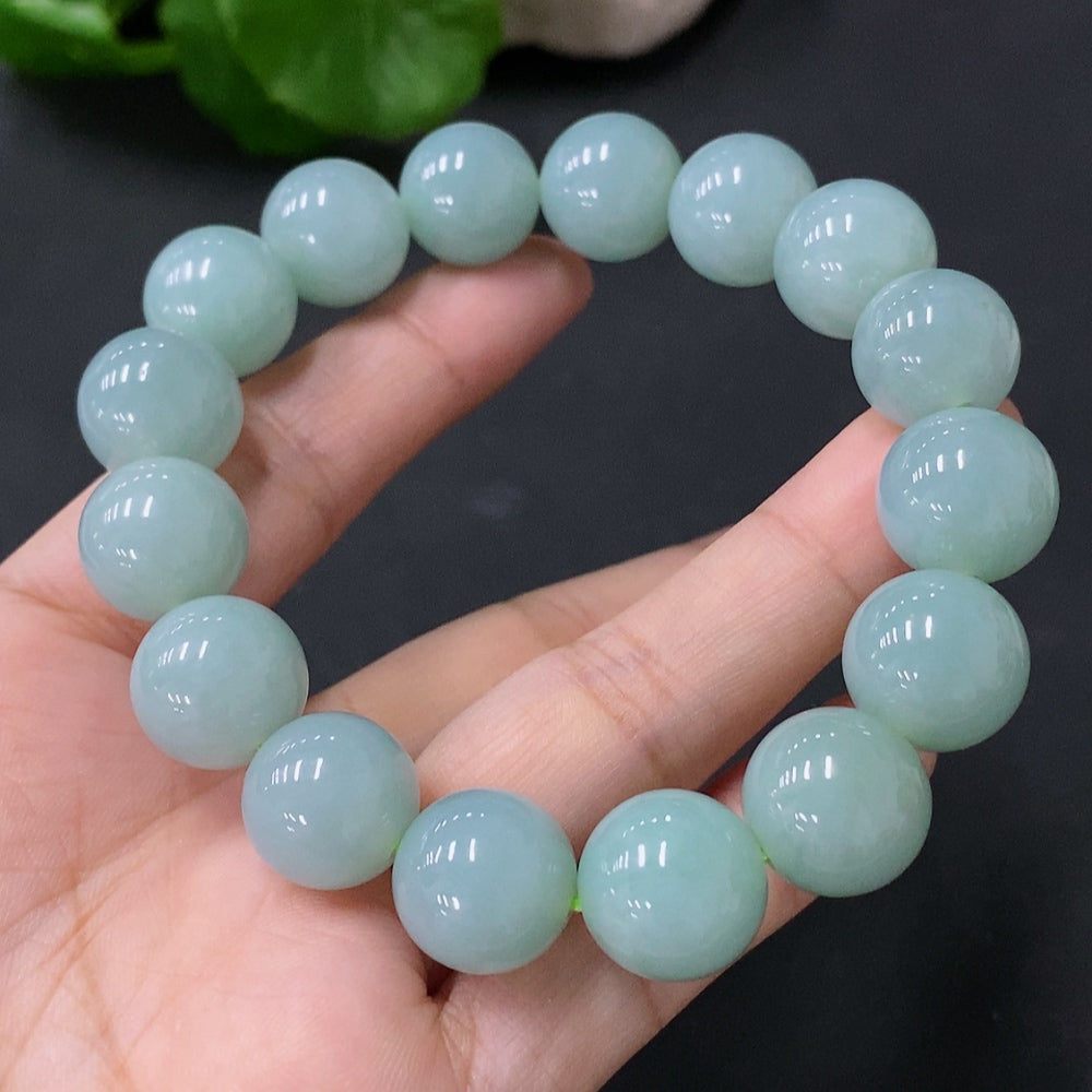 Jadeite Bracelet Approx. 12.7mm Total Weight 61.604g