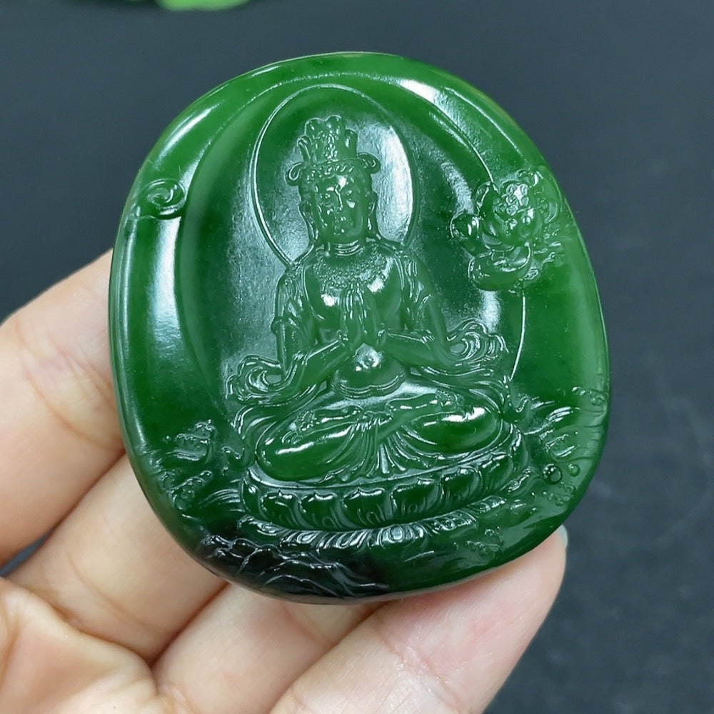 Hetian Jade Pendant Guanyin
