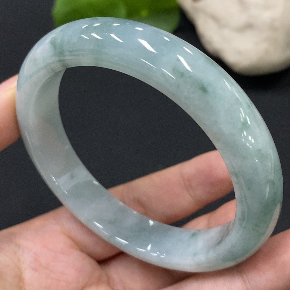 Jadeite Round Bangle Total Weight Approx. 61g Size 58.9