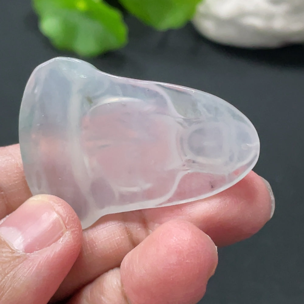 Jadeite Guanyin Pendant Total Weight Approx.10.16g