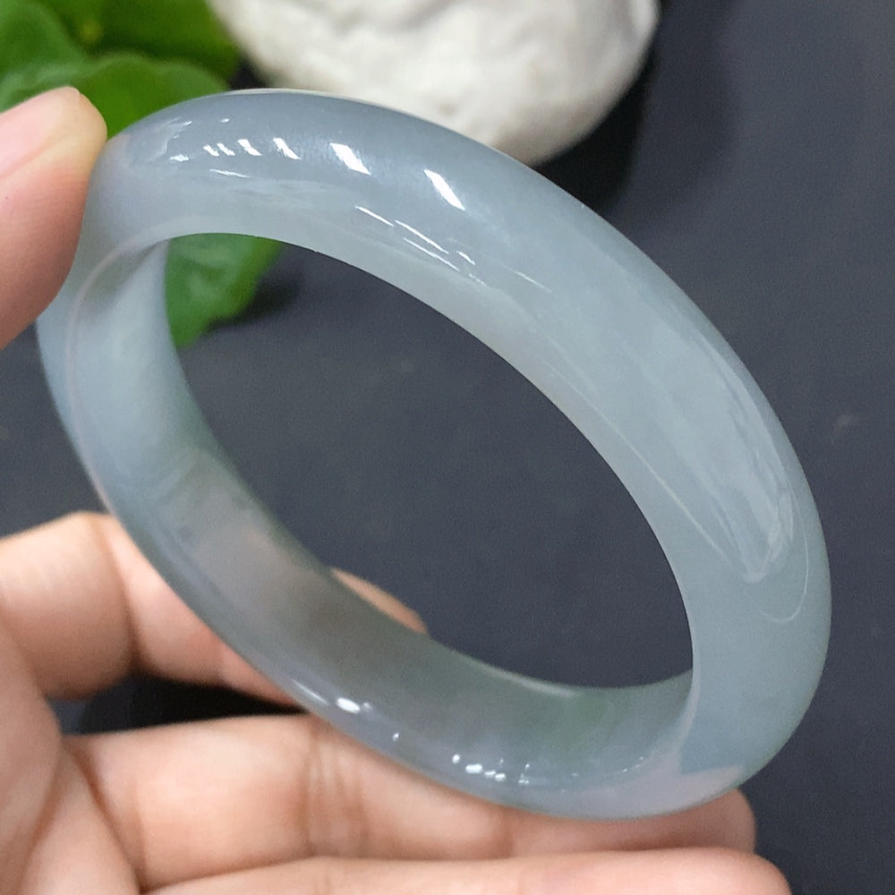 Jadeite Bangle, Inner Diameter 55mm, Total Weight 51.322g