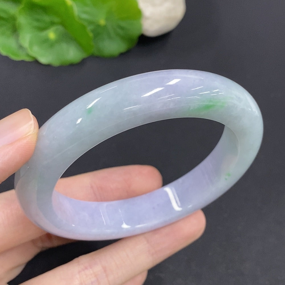 Jadeite Round Bangle Total Weight Approx. 68.2g Size 57.2
