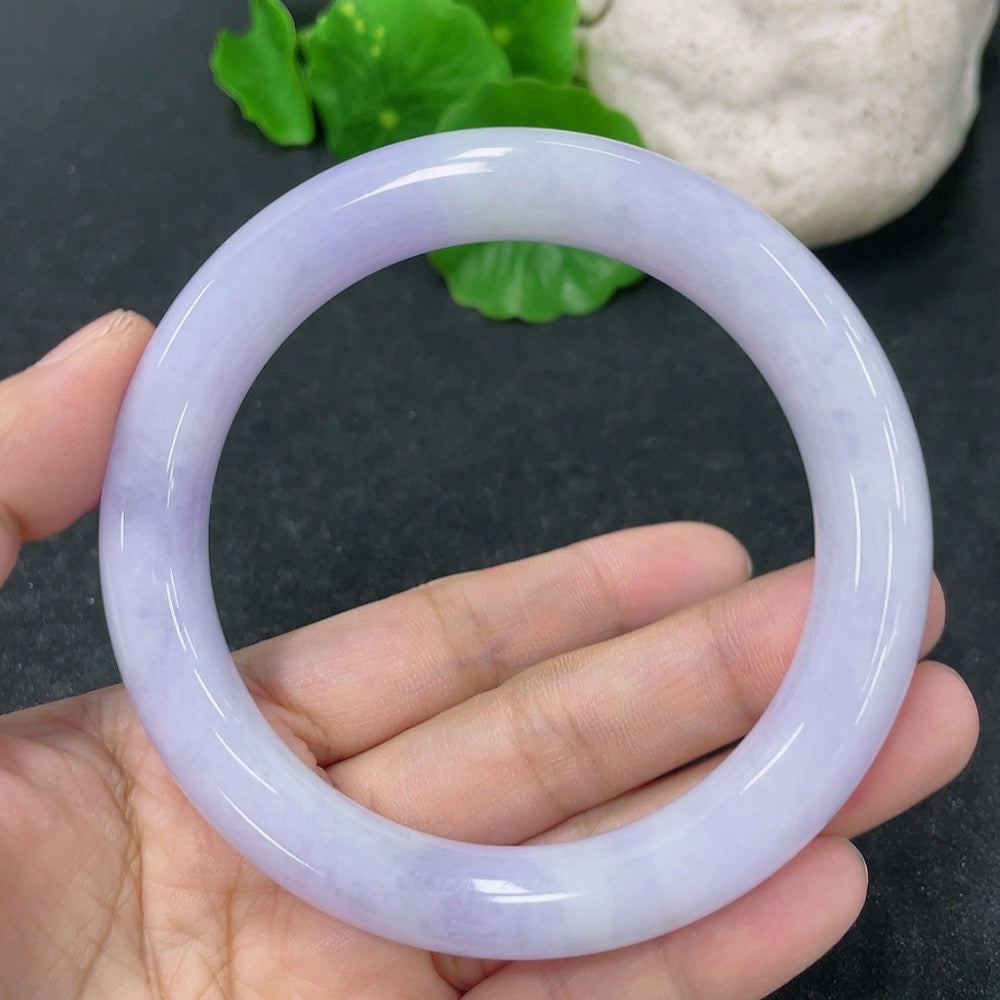 Jadeite Round Bangle Size 59.2mm Total Weight Approx. 70.43g