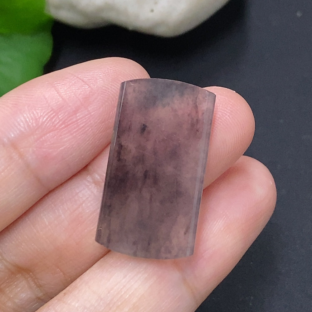 Jadeite Plain Pendant Mounting Total Weight Approx. 3g
