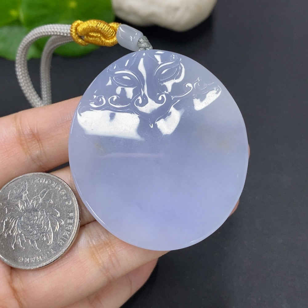 Jadeite Antique Pendant (Including Rope Weight)