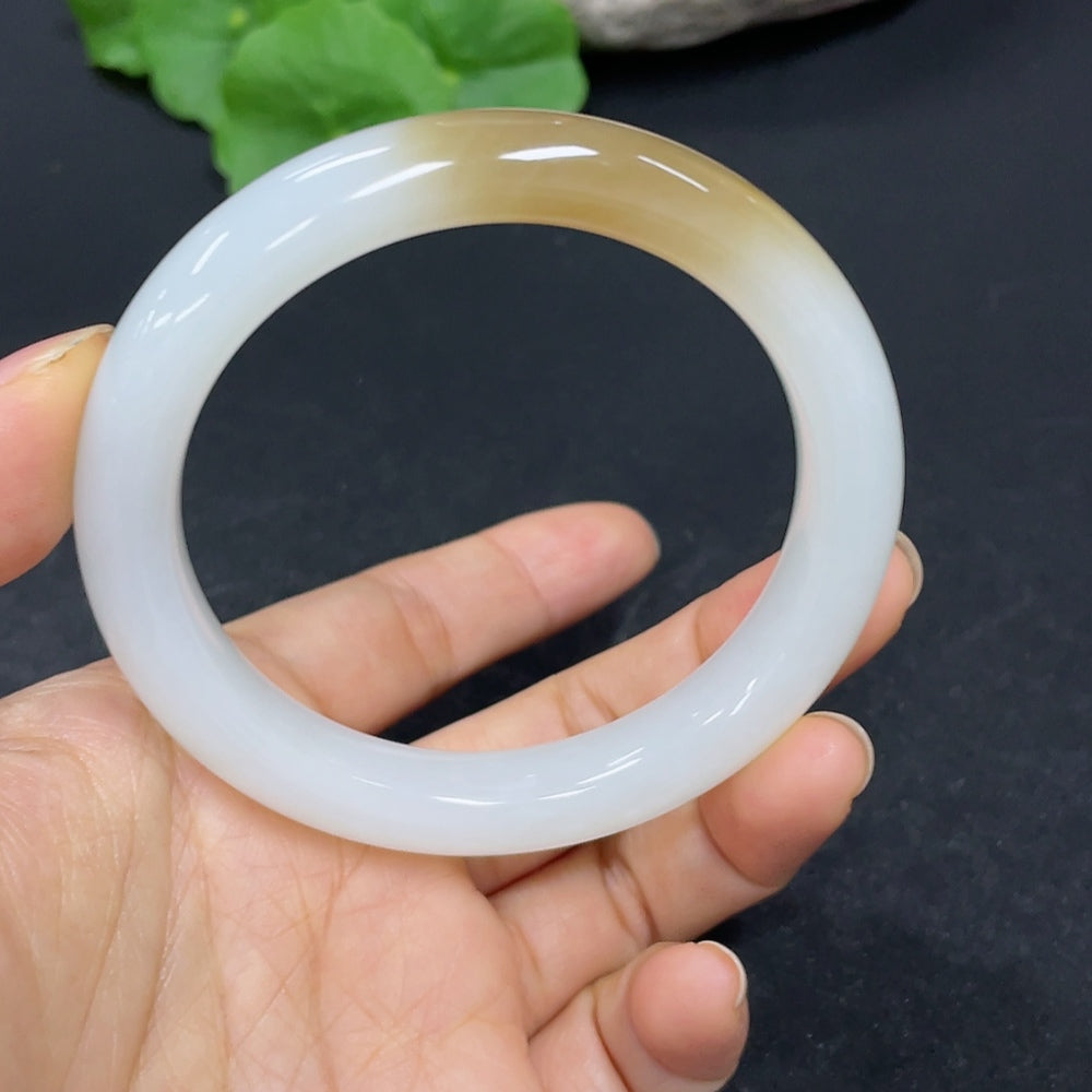 Hetian Jade Round Bracelet