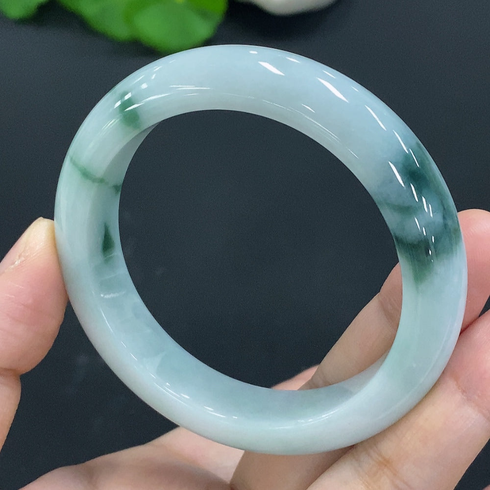 Jadeite Regular Bangle Size 53.9 Total Weight Approx. 56.9g