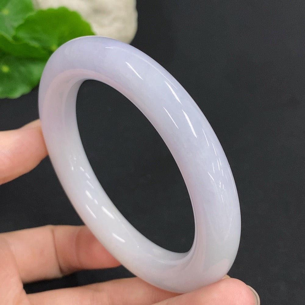 Jadeite Round Bangle . | Huiliu Certified
