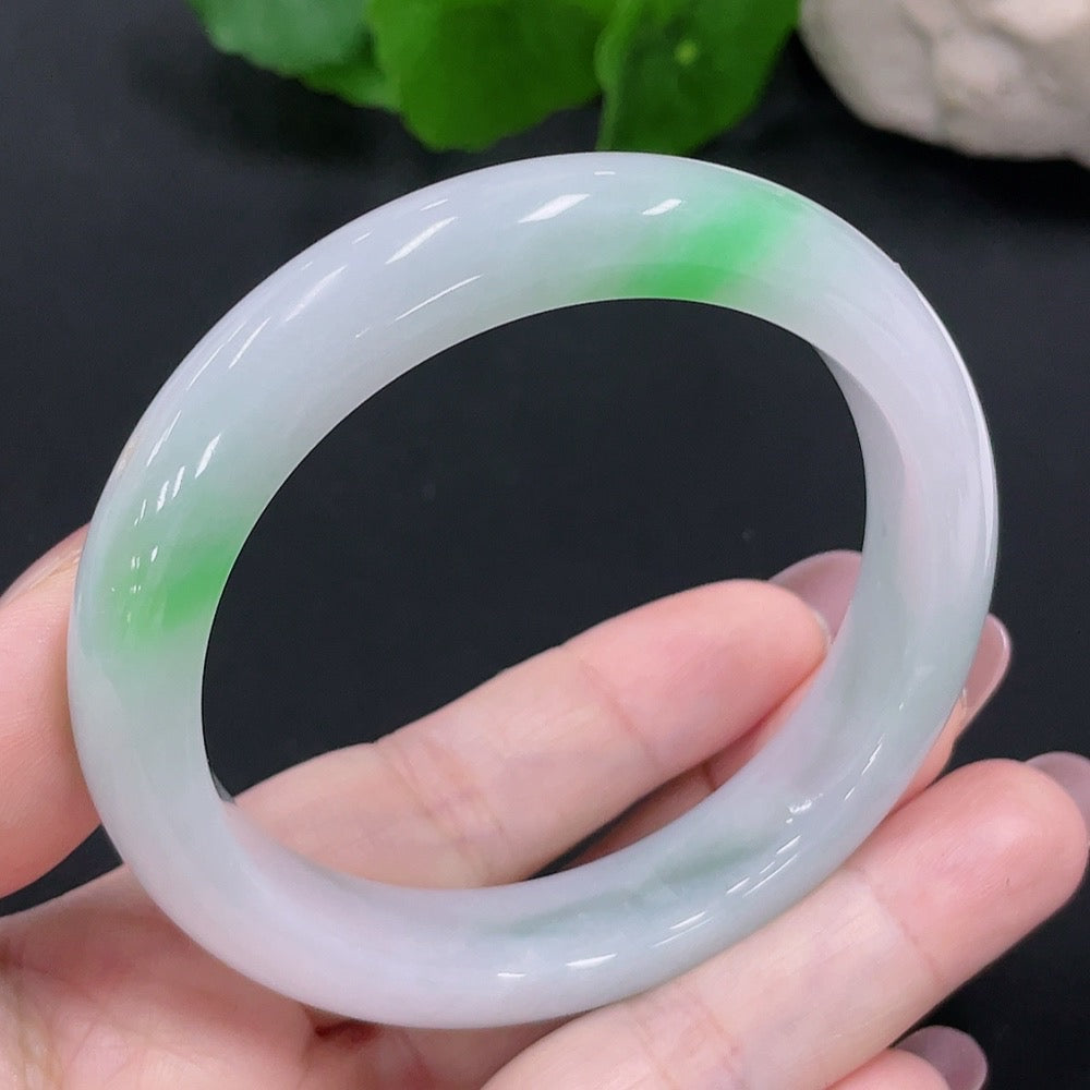 Jadeite Regular Bangle, Size 56.2, Total Weight Approx. 56.3g
