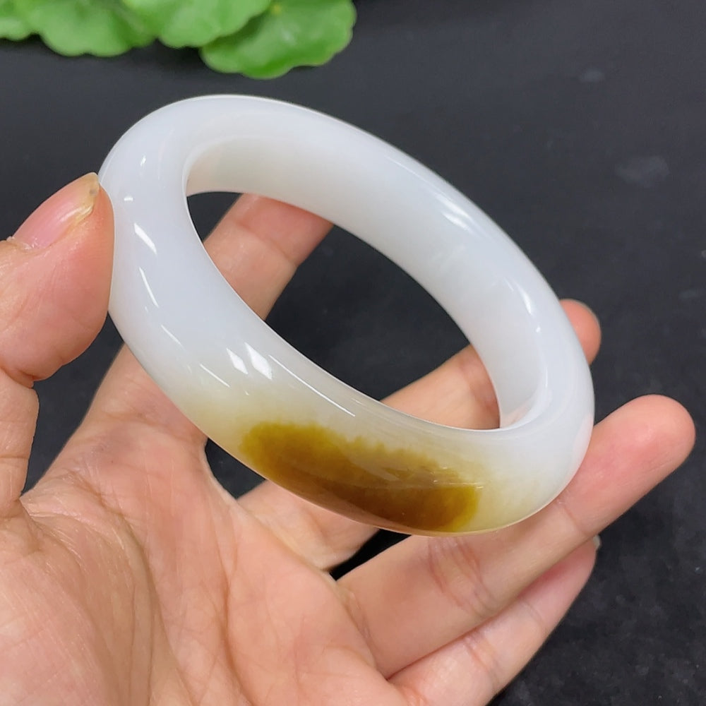 Hetian Jade Round Bracelet