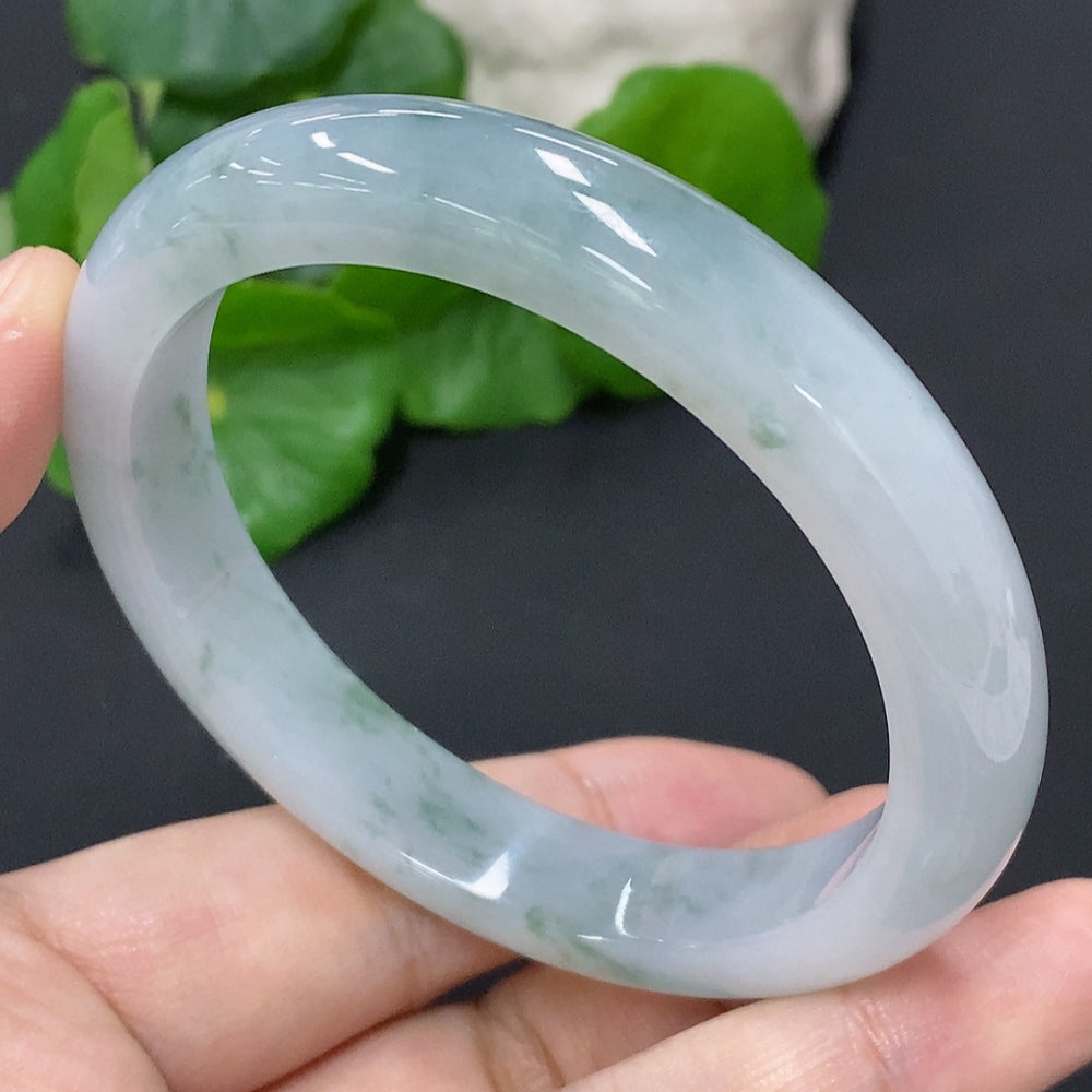 Jadeite Round Bracelet Size 56.9 Total Weight Approx. 49.1g