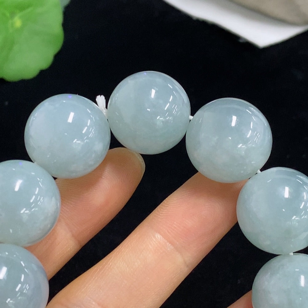 Jadeite Bracelet Approx. 18.2mm Total Weight Approx. 135.96g
