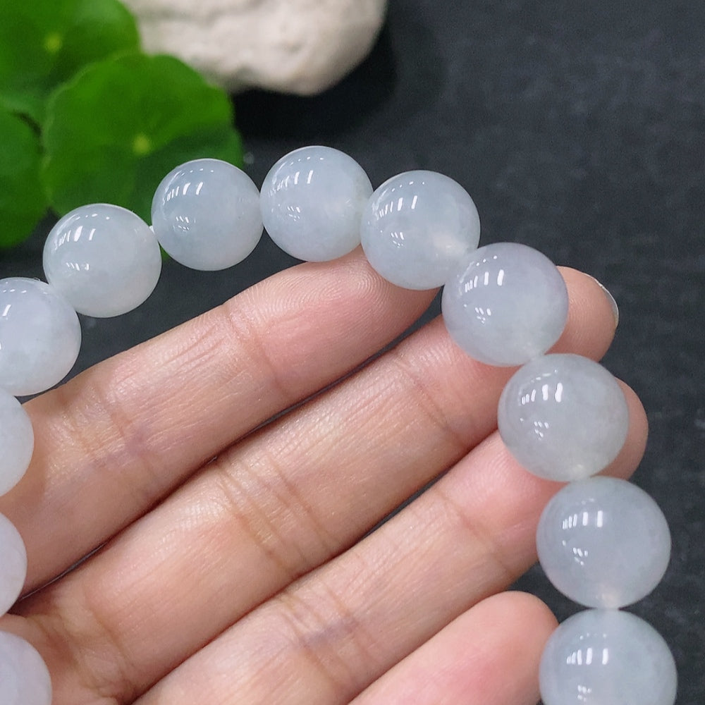 JadeiteBead Bracelet Approx. 12.2mm Total Weight Approx. 50.78g