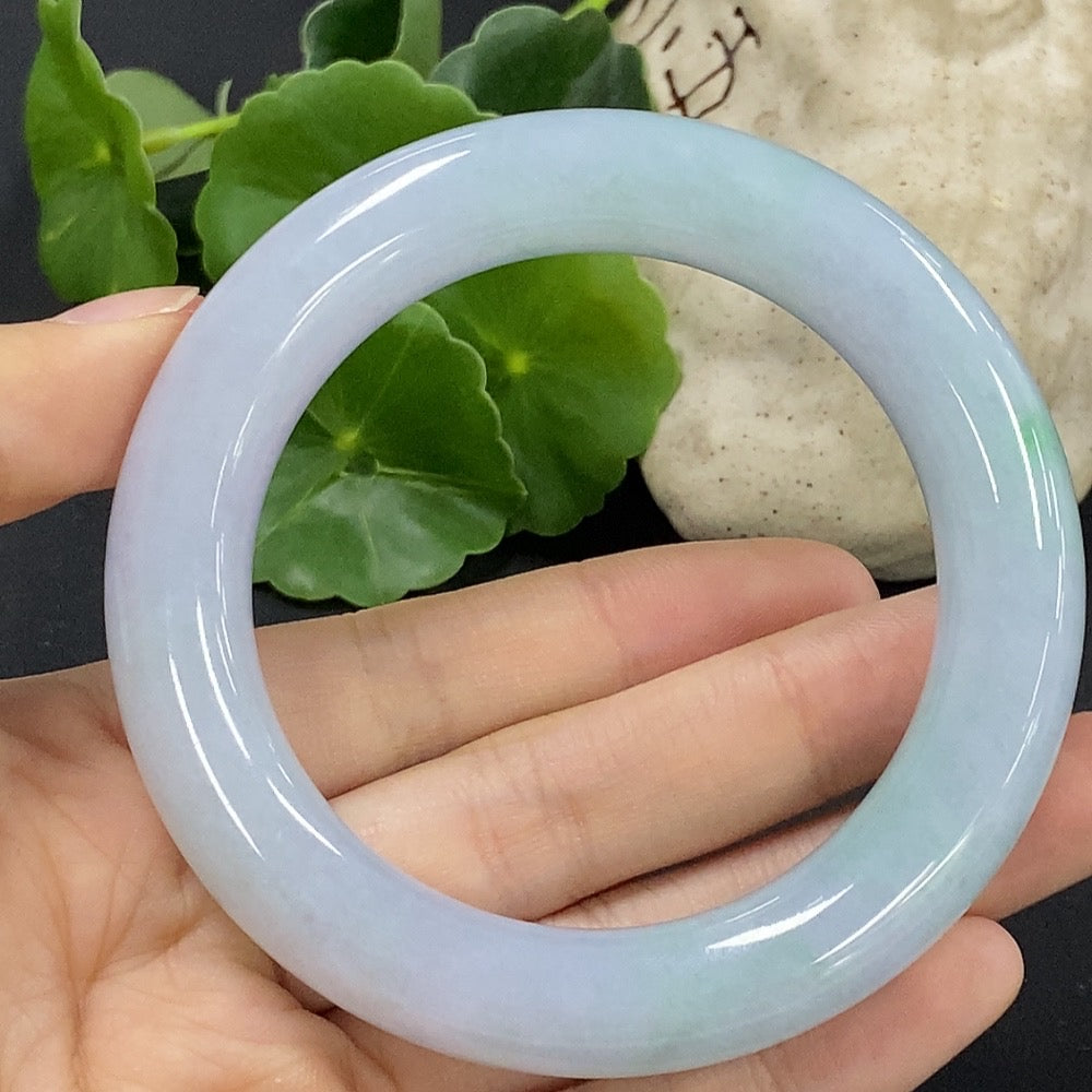Jadeite Round Bangle Size 55.8 Total Weight Approx. 81.57g