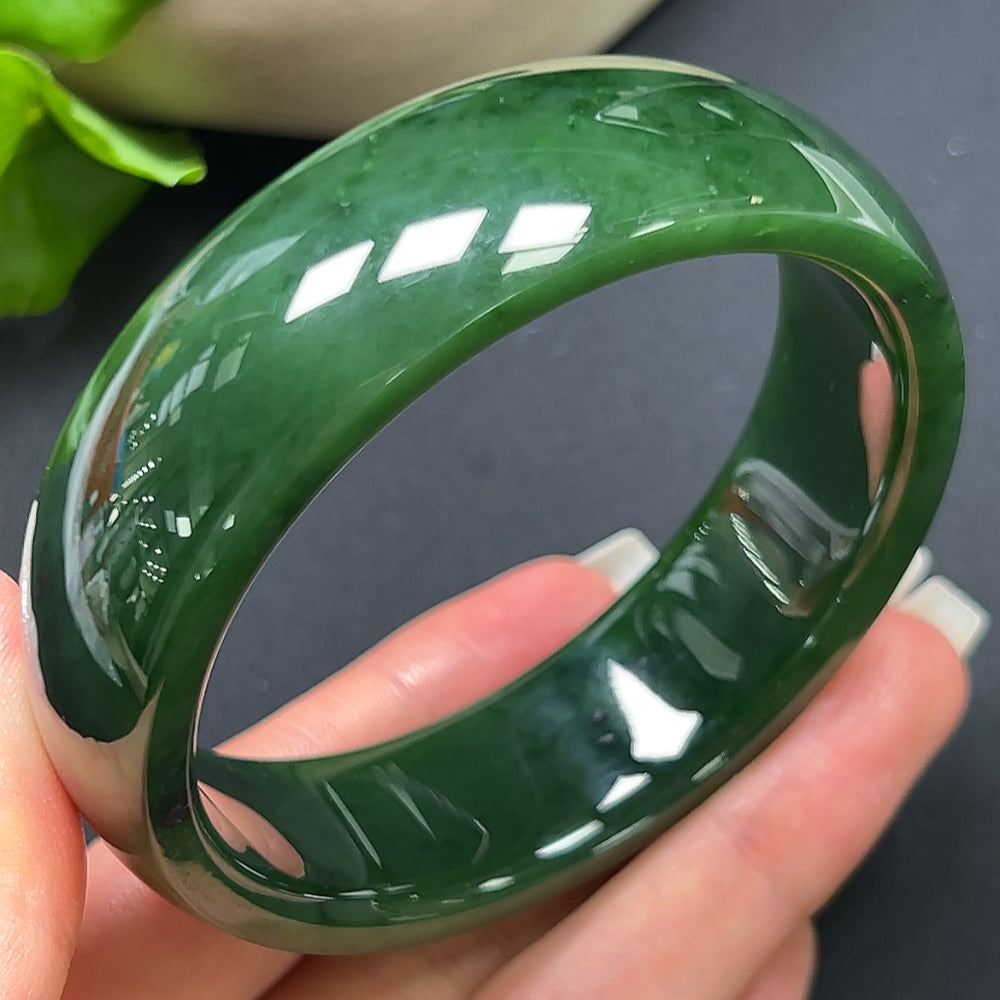 Hetian Jade Round Bracelet