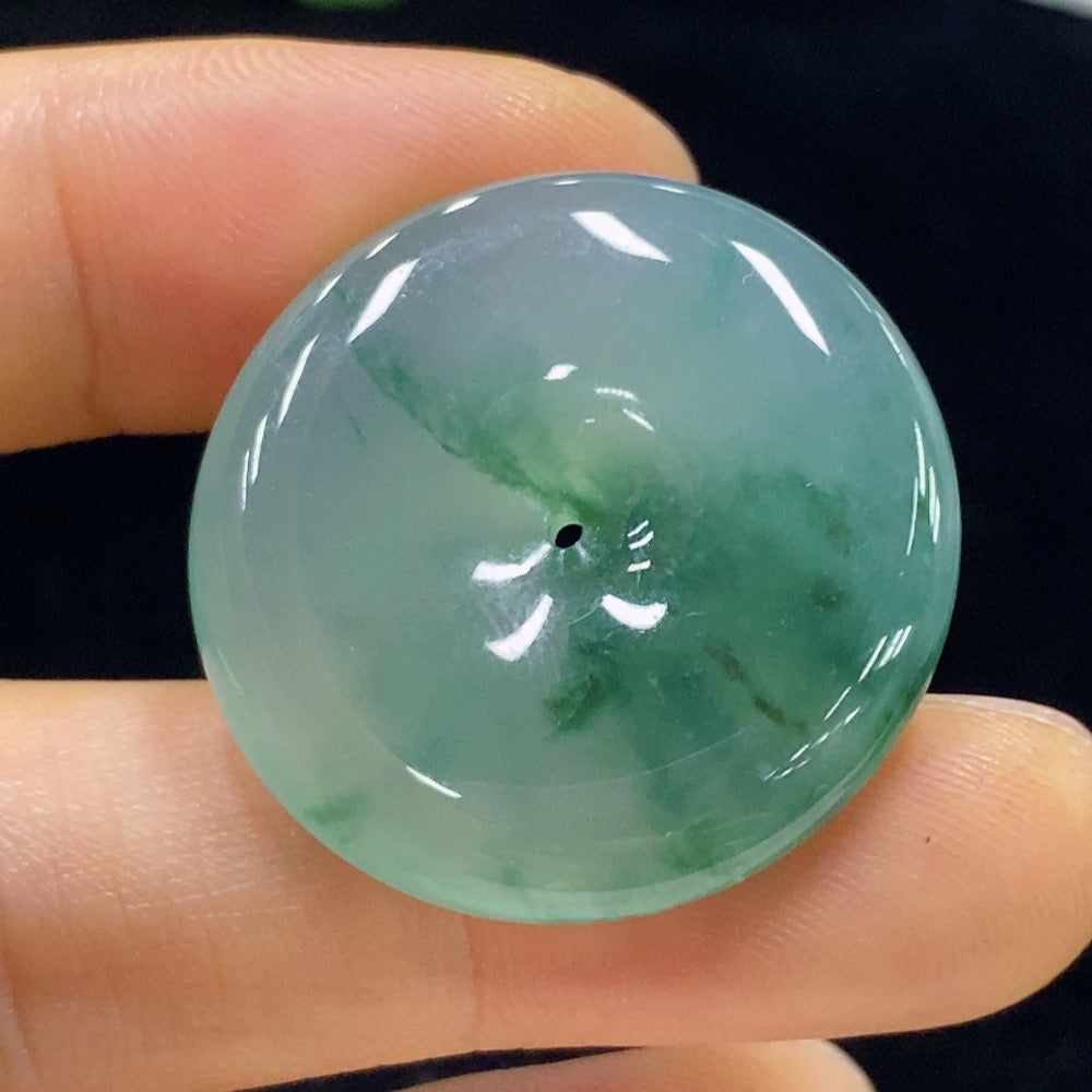 Jadeite Safety Buckle Pendant Total Weight Approx. 9.9g