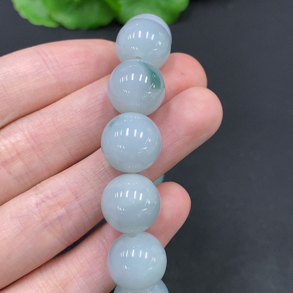 Jadeite Bracelet, Approx. 12.9mm, Total Weight Approx. 62.6g