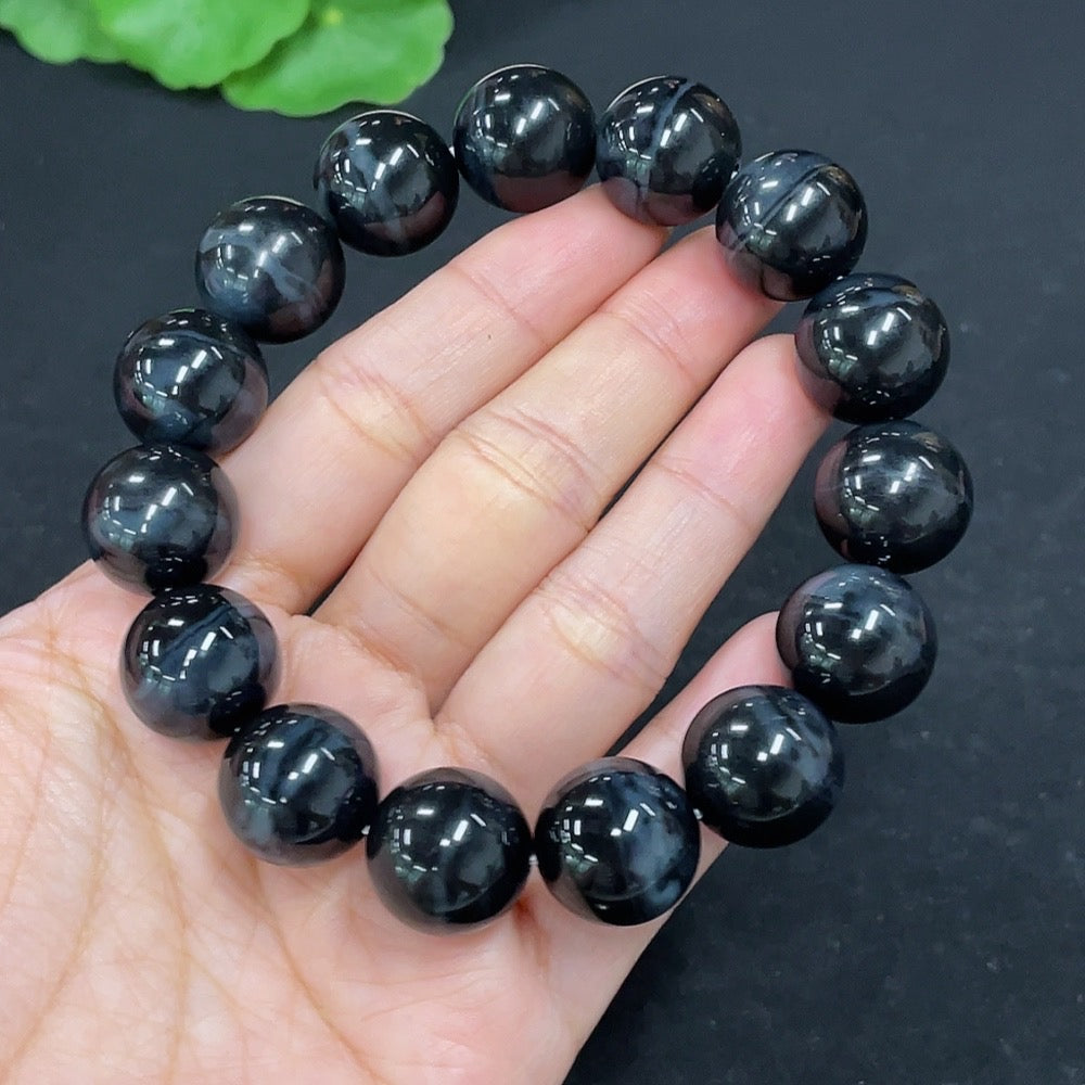 Hetian Jade Bracelet, Approx. 14.6mm