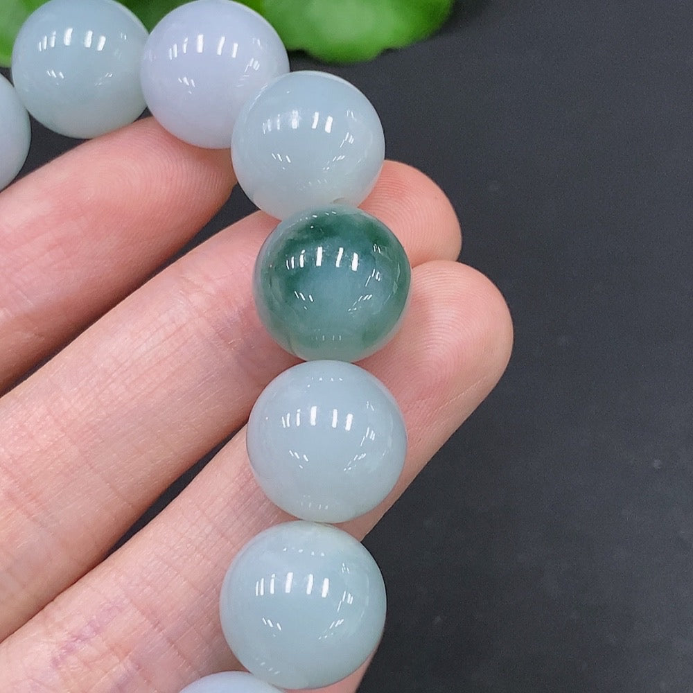Jadeite Bracelet, Approx. 12.9mm, Total Weight Approx. 62.6g