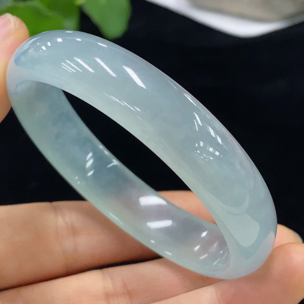 Jadeite Round Bangle Size 55.5 Total Weight Approx. 41.01g [Total Value: $15,919 USD]