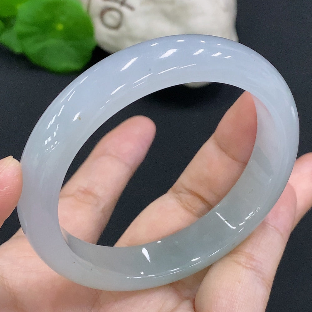 Jadeite Round Bangle Size 56.6 Total Weight Approx. 56.1g