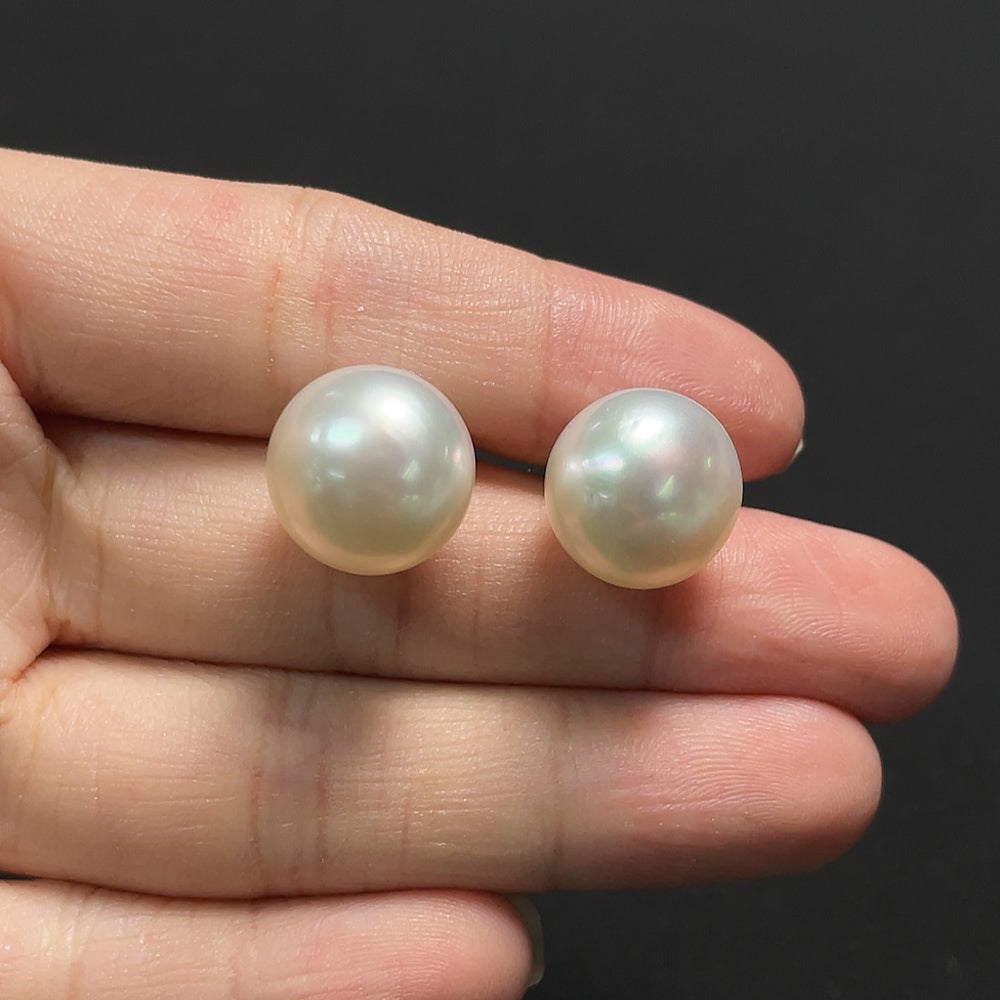 Saltwater Pearl Earrings 18K Gold