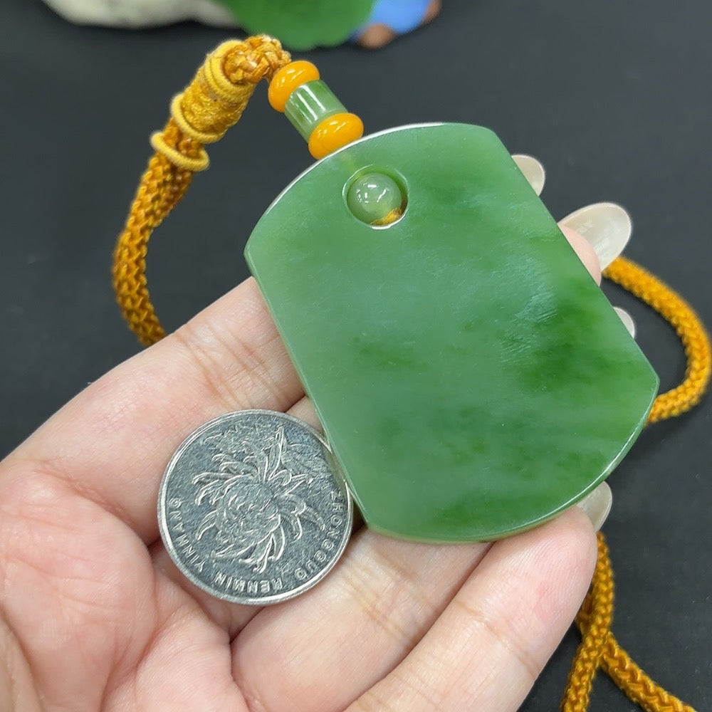Hetian Jade Pendant, Plain Pendant
