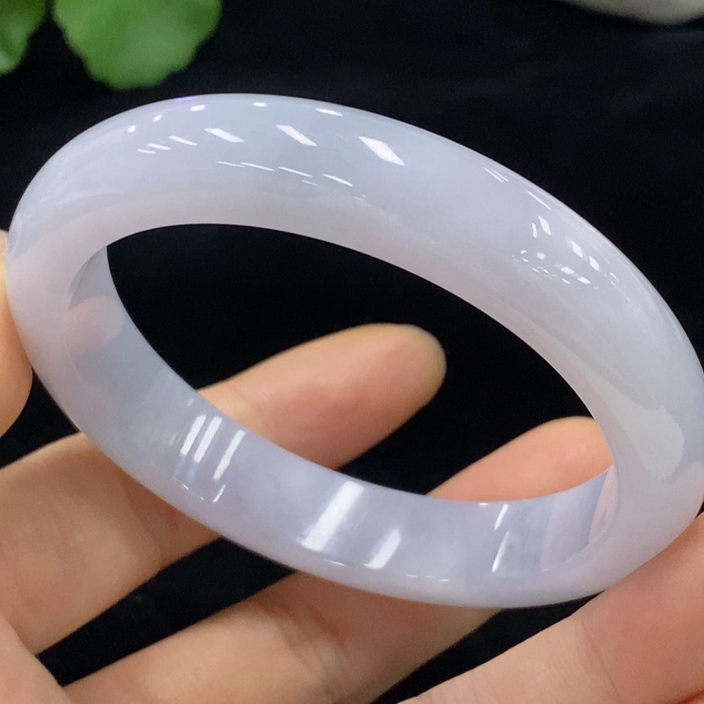 Jadeite Round Bangle Total Weight Approx.56.32g Size57