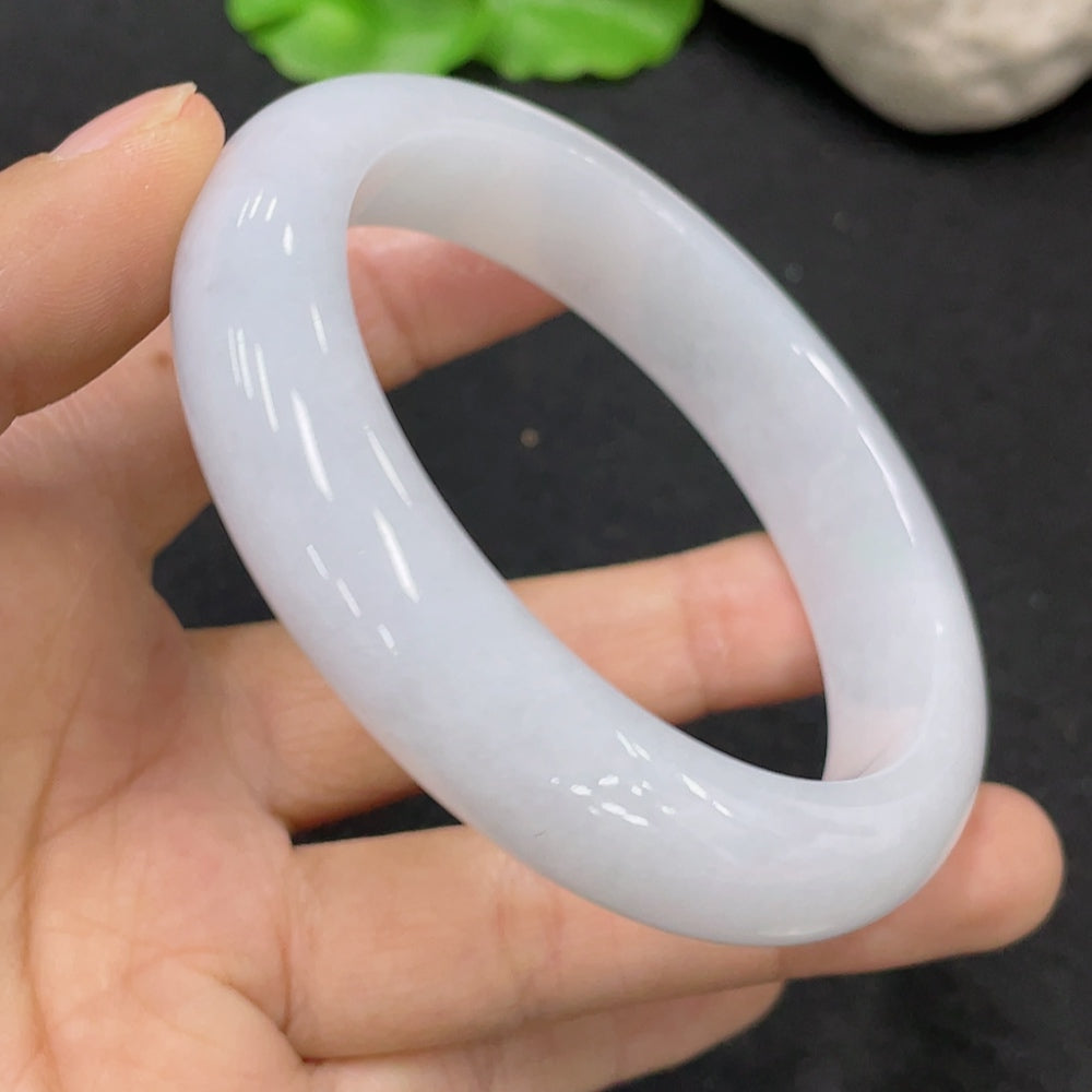 Jadeite Round Bangle Size 55.7 Total Weight Approx. 58.46g
