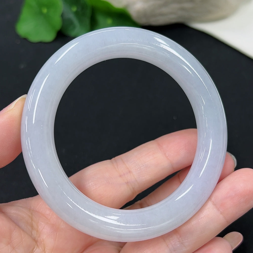 Jadeite Round Bangle Size 55 Total Weight Approx. 66.7g