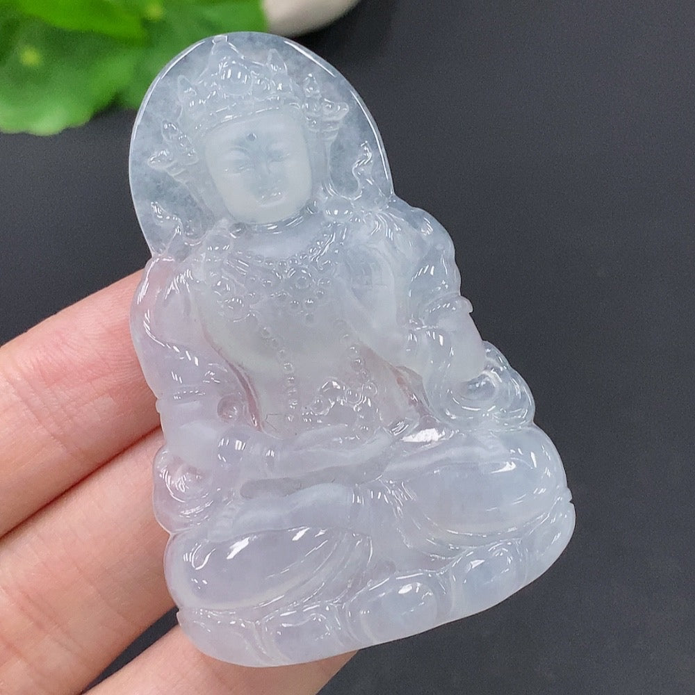 Jadeite Tara Pendant Total Weight Approx. 23.2g