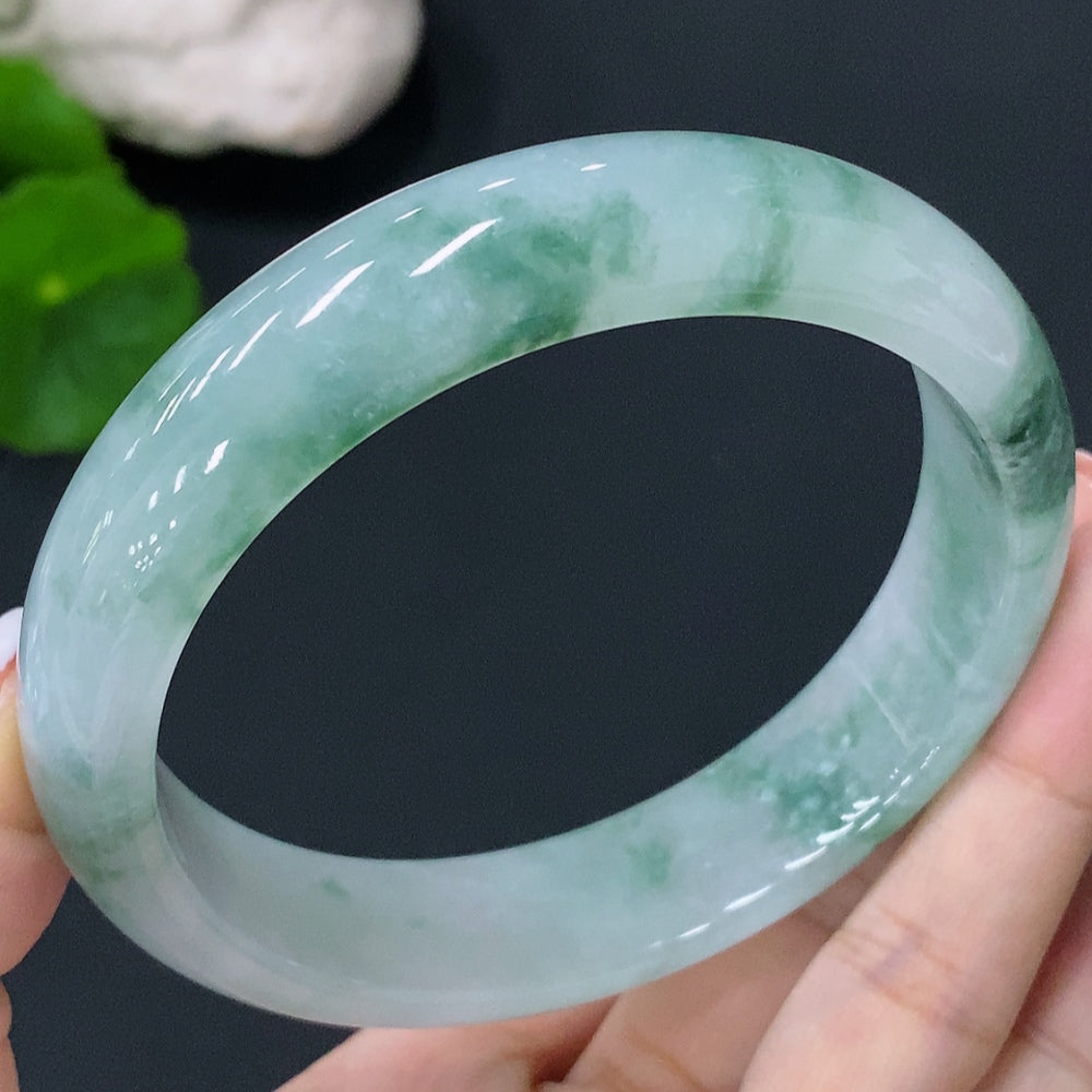 Jadeite Round Bracelet Size 62.5mm Total Weight Approx. 70.18g
