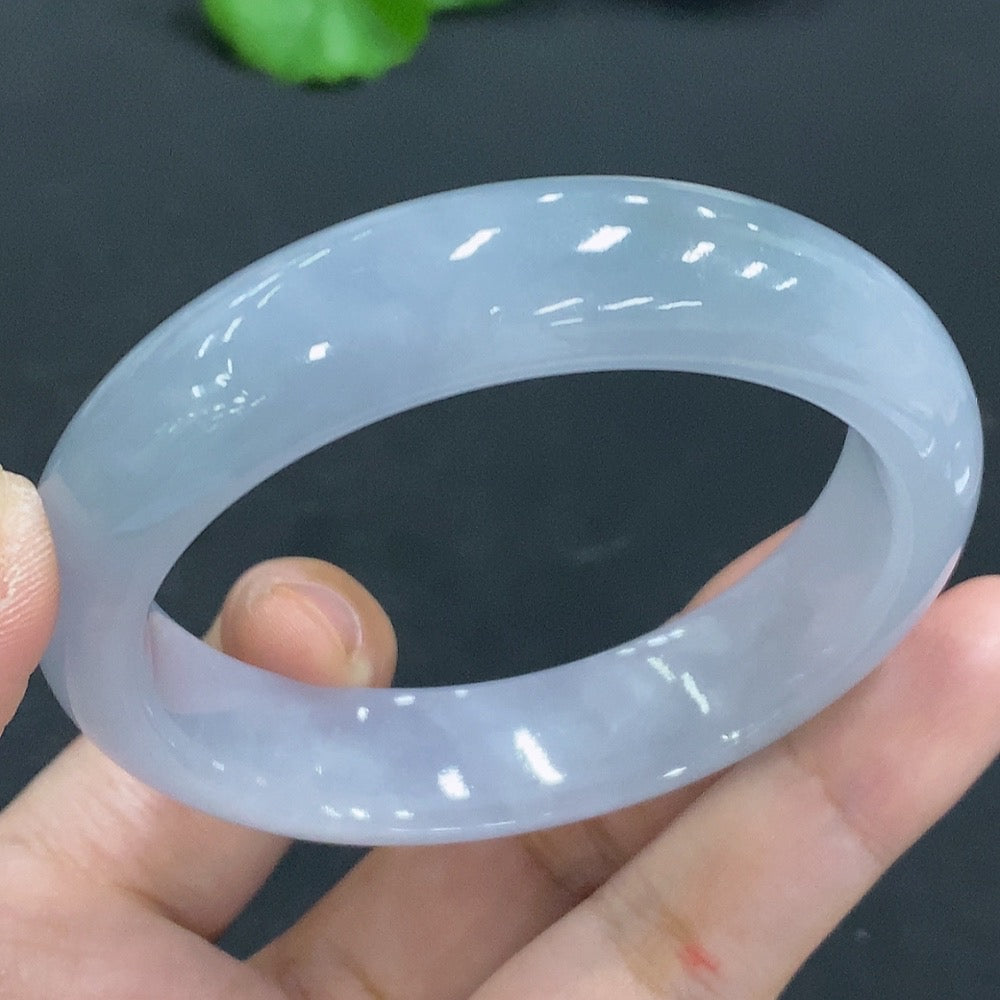 Jadeite Round Bangle Size 55 Total Weight 60.440g