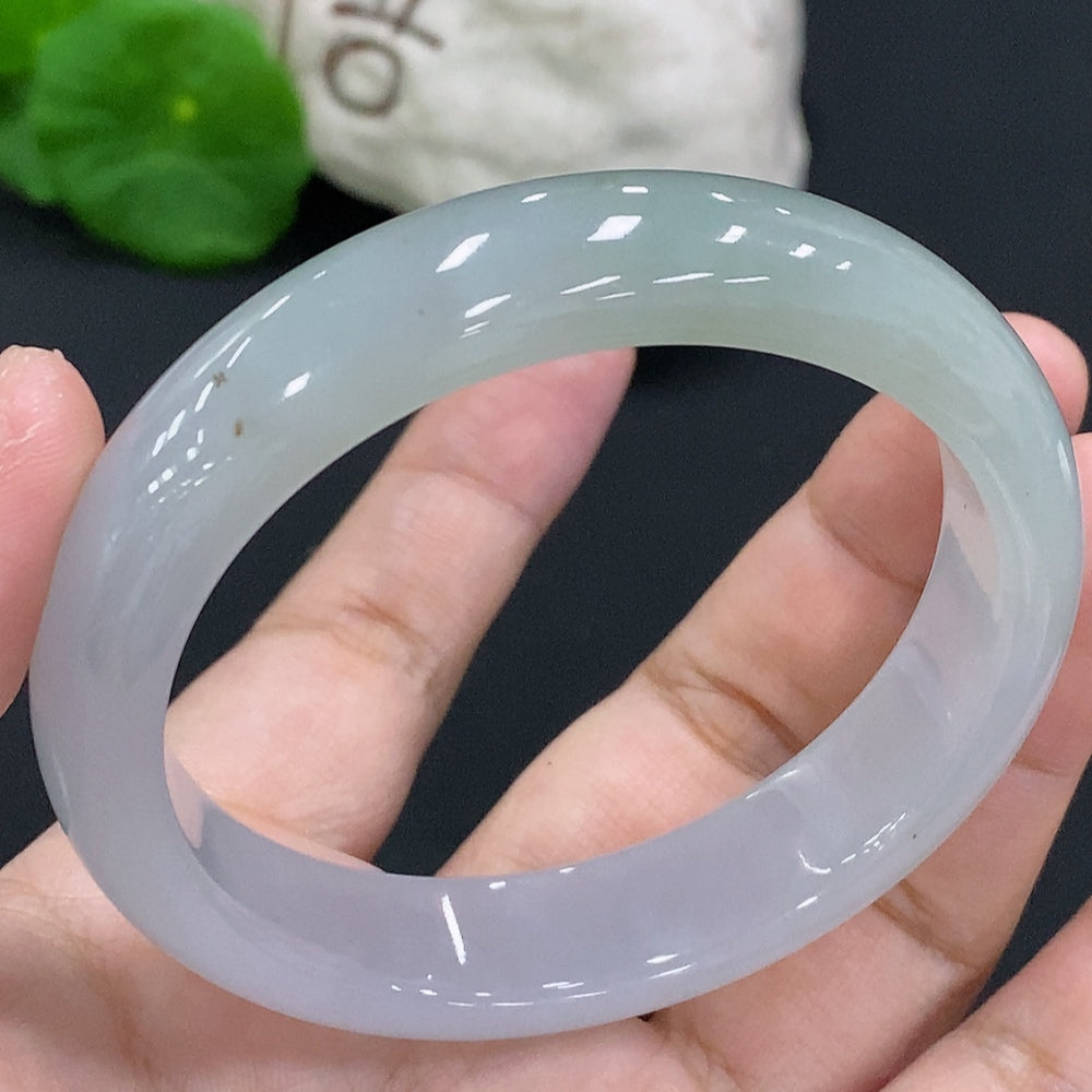 Jadeite Round Bangle Size 56.6 Total Weight Approx. 56.1g