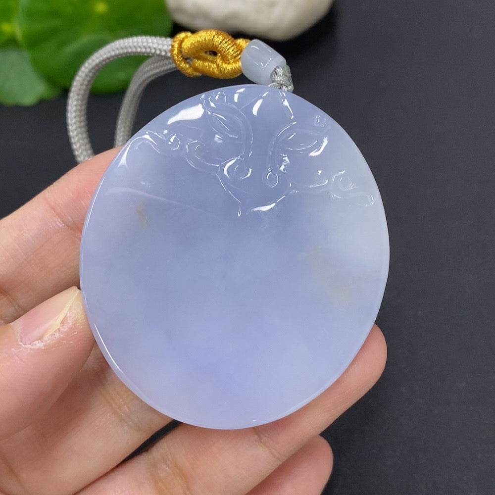 Jadeite Antique Pendant (Including Rope Weight)