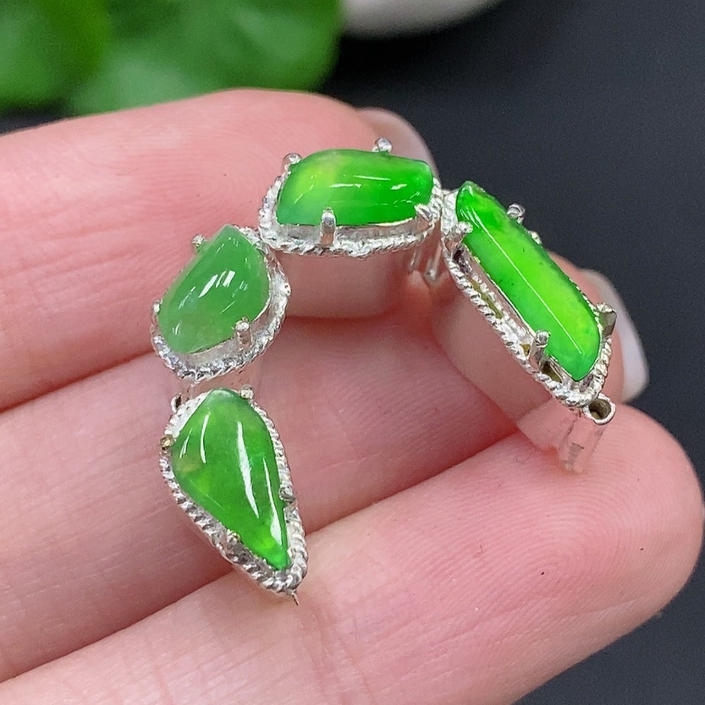 Jadeite Inlay Piece Non-Gold Inlay