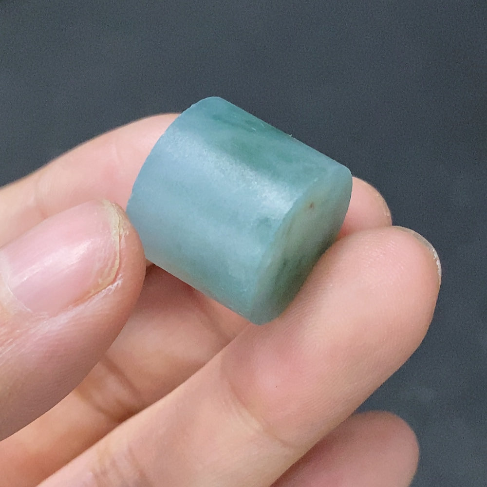 Jadeite Inlaid Piece Unpolished