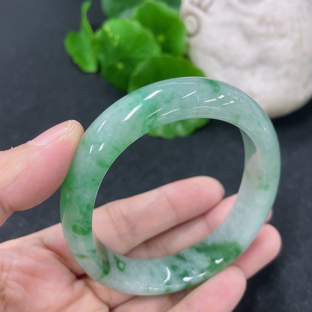 Jadeite Concubine Bracelet Size 57/45.9mm Total Weight Approx. 42.76g