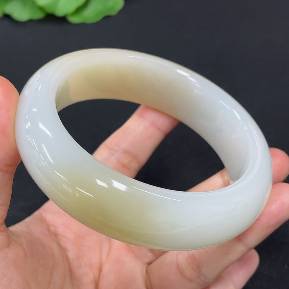 Hetian Jade Round Bracelet