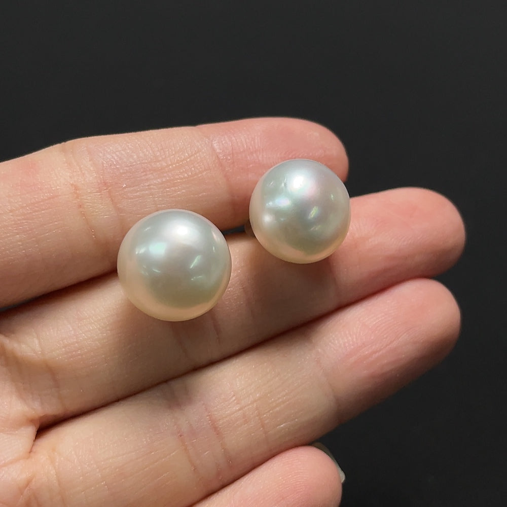 Saltwater Pearl Earrings 18K Gold