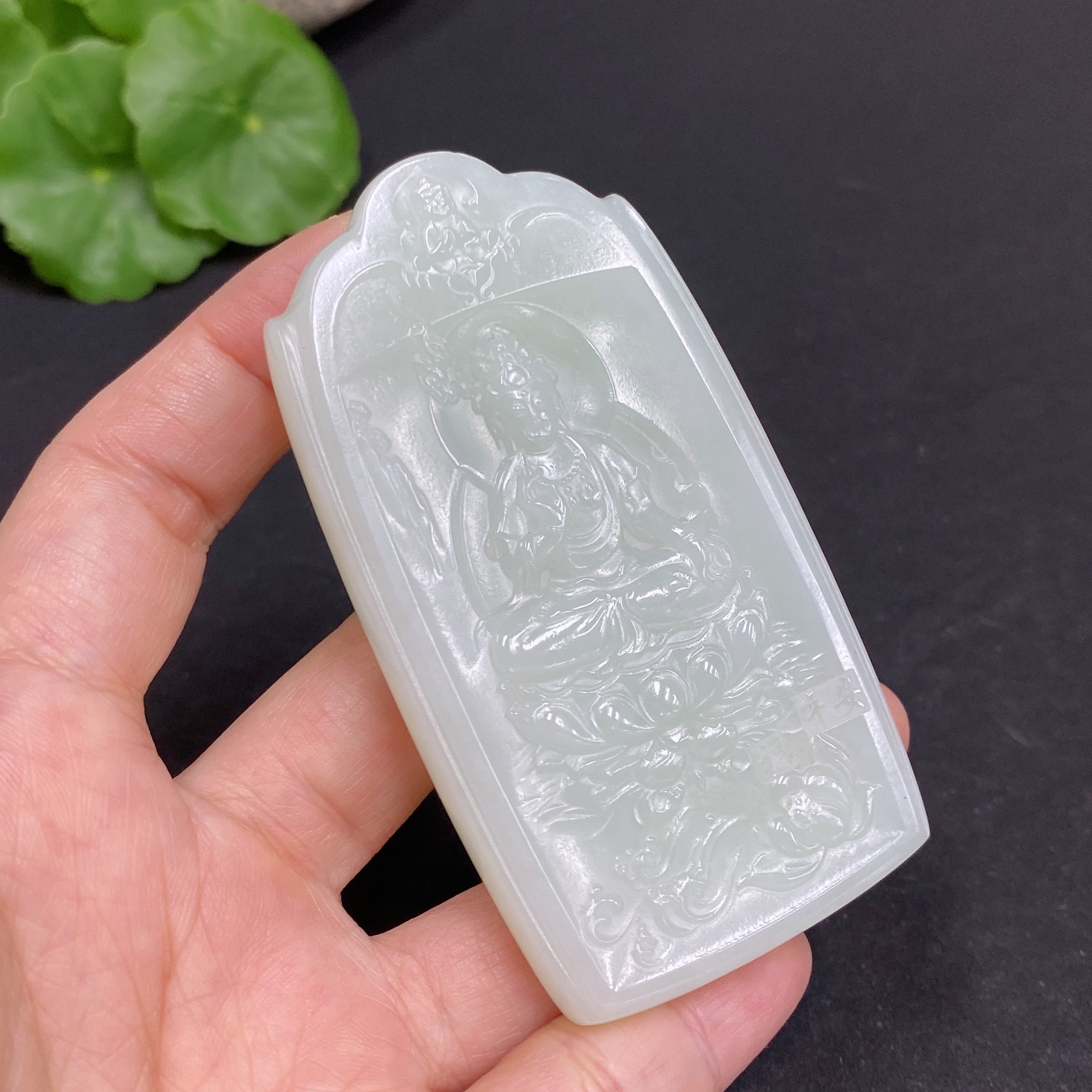 Hetian Jade Pendant Guanyin Total Weight About 70.1g