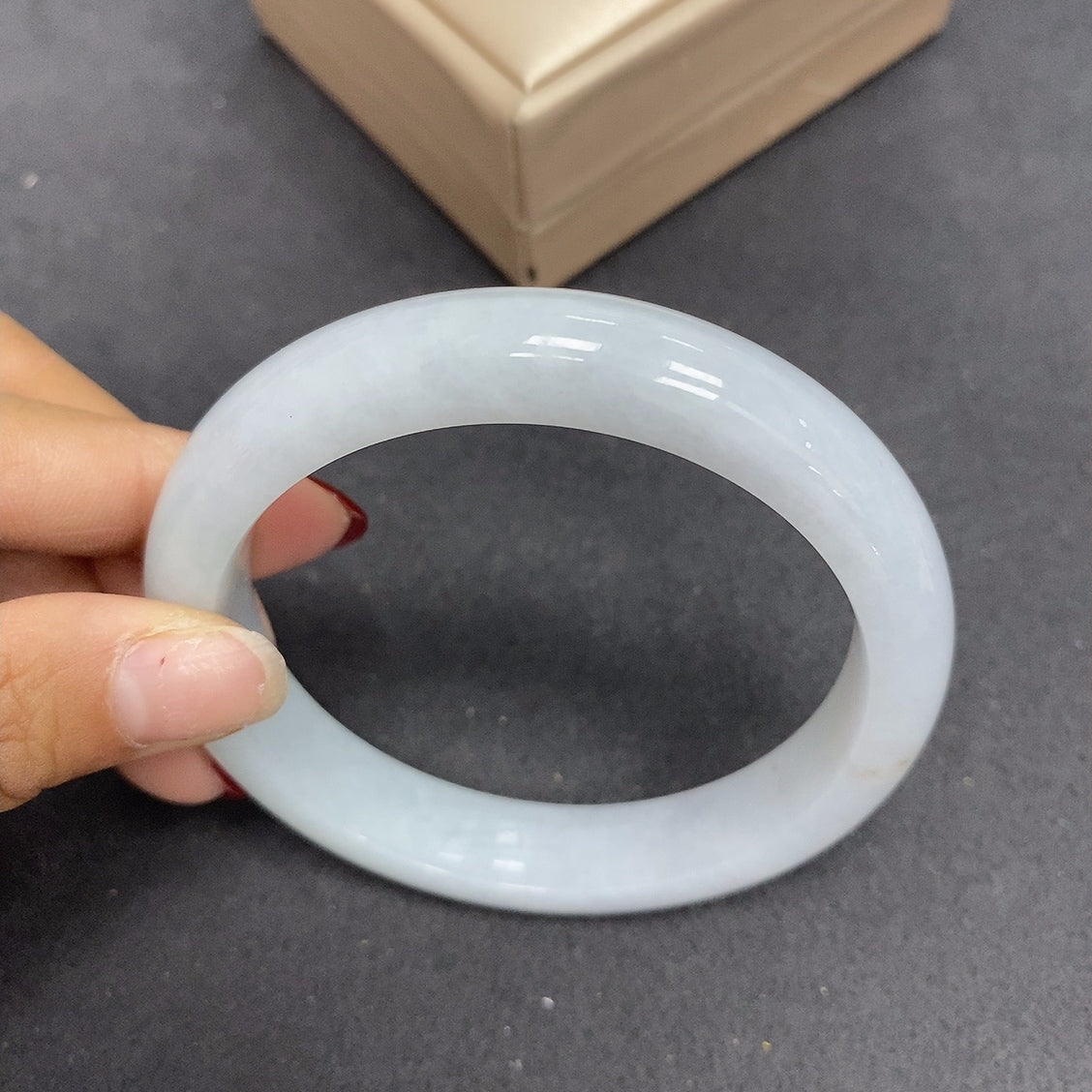『Jadeite Regular Bangle, Size 58.4』
