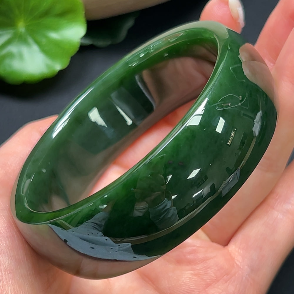 Hetian Jade Round Bracelet