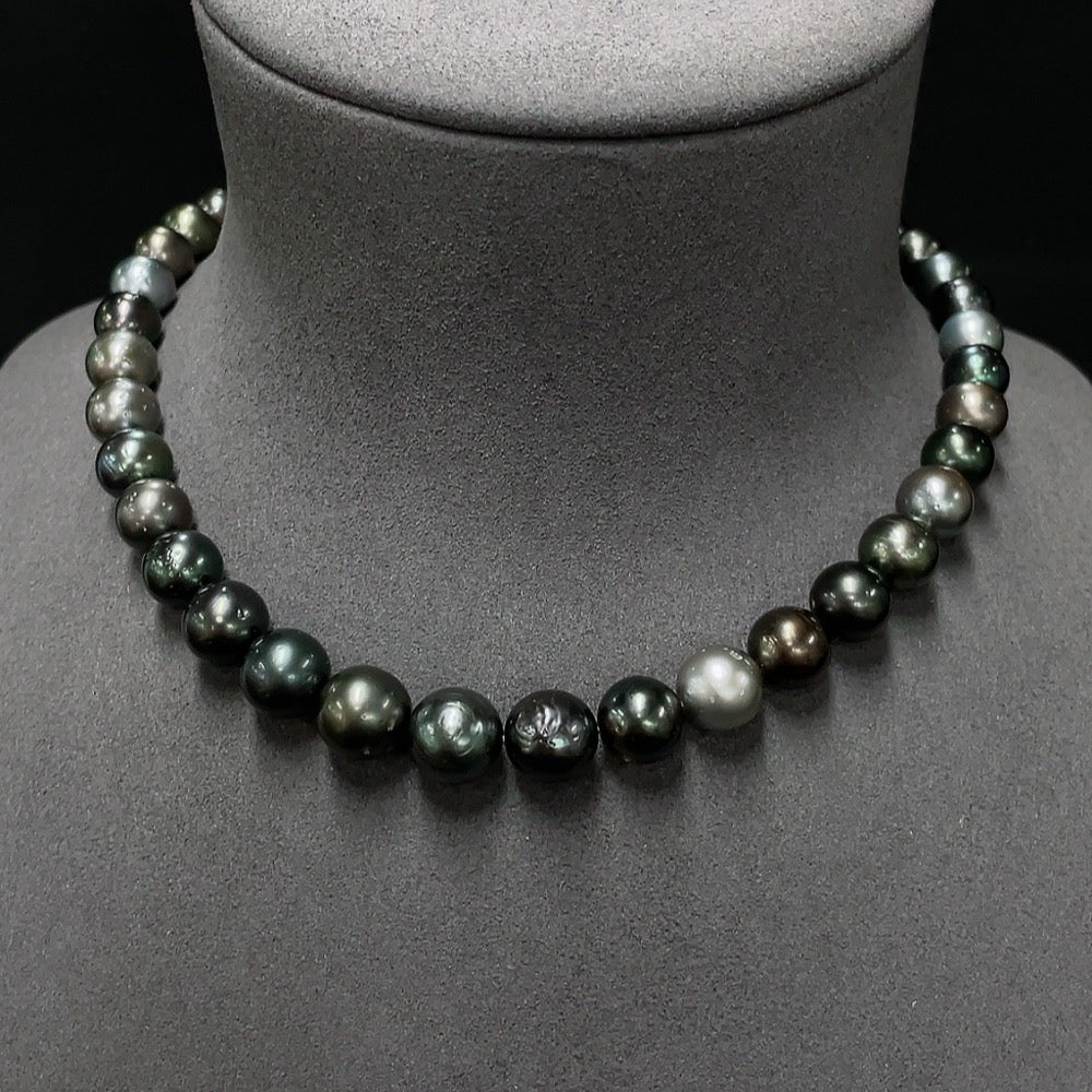 Seawater Pearl Necklace Color Origin Undetermined Non-Gold Total Weight Approx. 52.3g Size 8-11.2mm