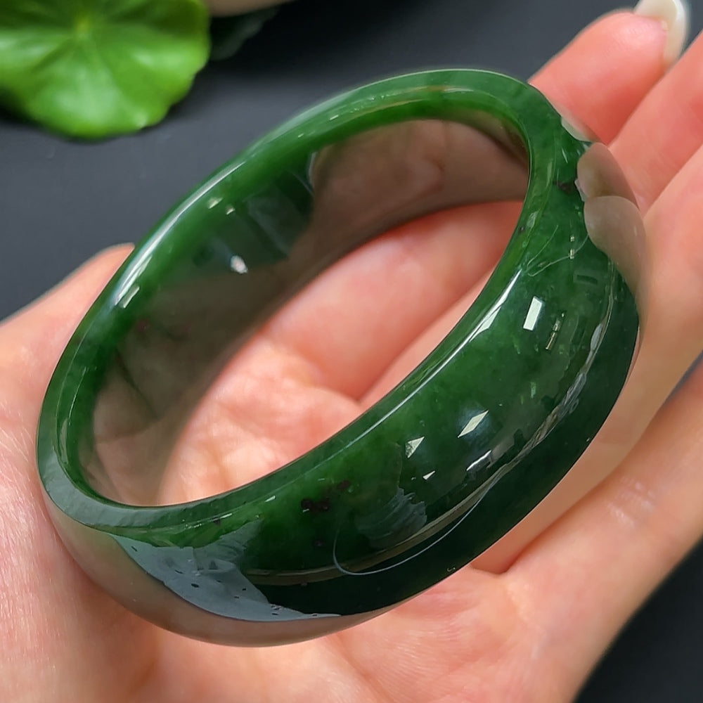 Hetian Jade Jasper Round Bracelet